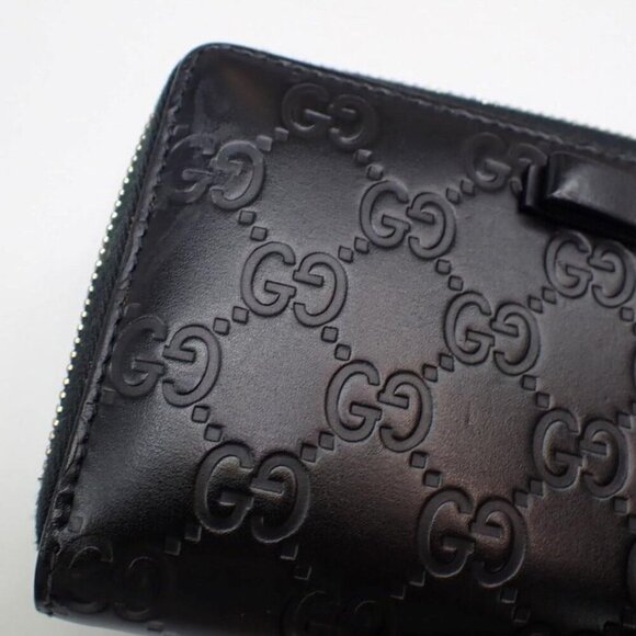 Guccissima- Round Zipper Long Wallet - Picture 11 of 15